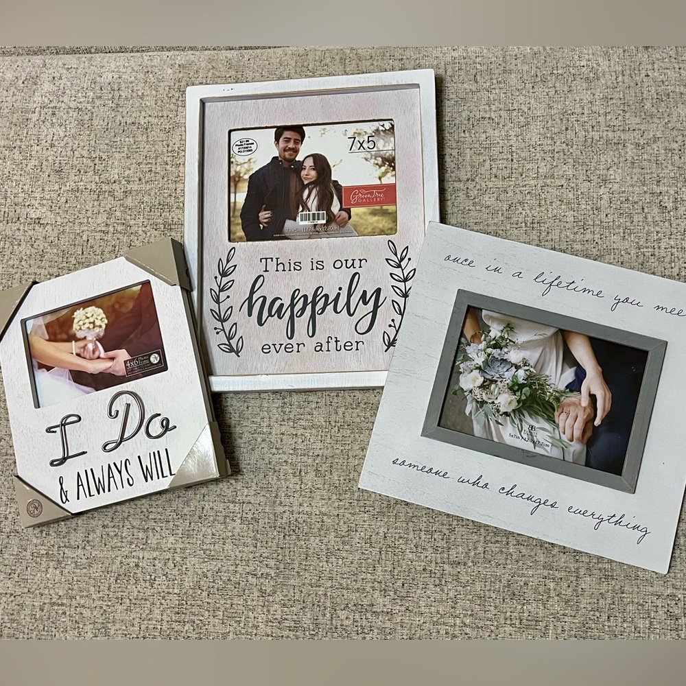Set of 3 picture frames. Excellent used condition